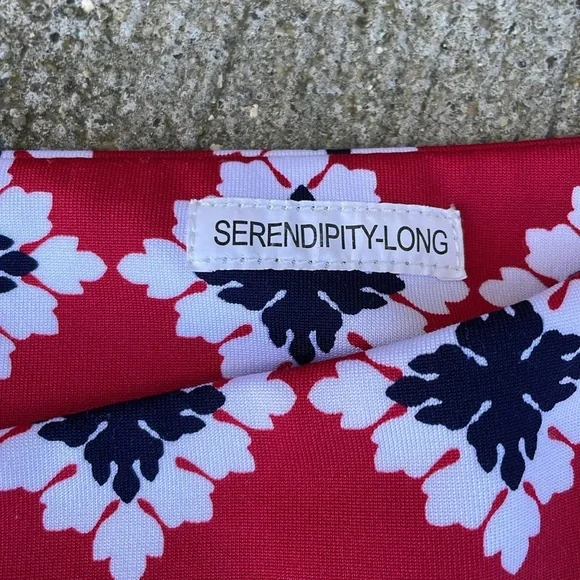 GOLFTINI Serendipity Golf Performance Skort Grosgrain Pocket Trim Large Red - Picture 2 of 5